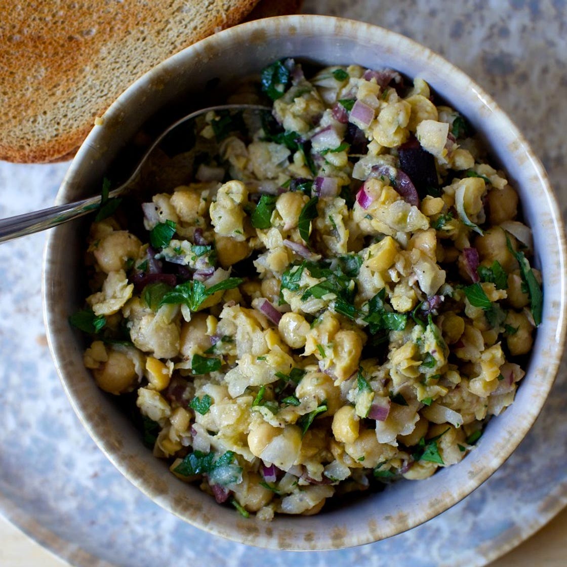 Smashed Chickpea Salad