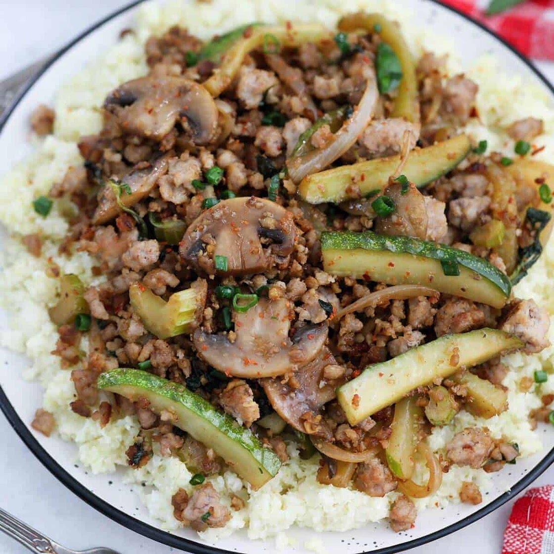 Ground Pork Stir Fry