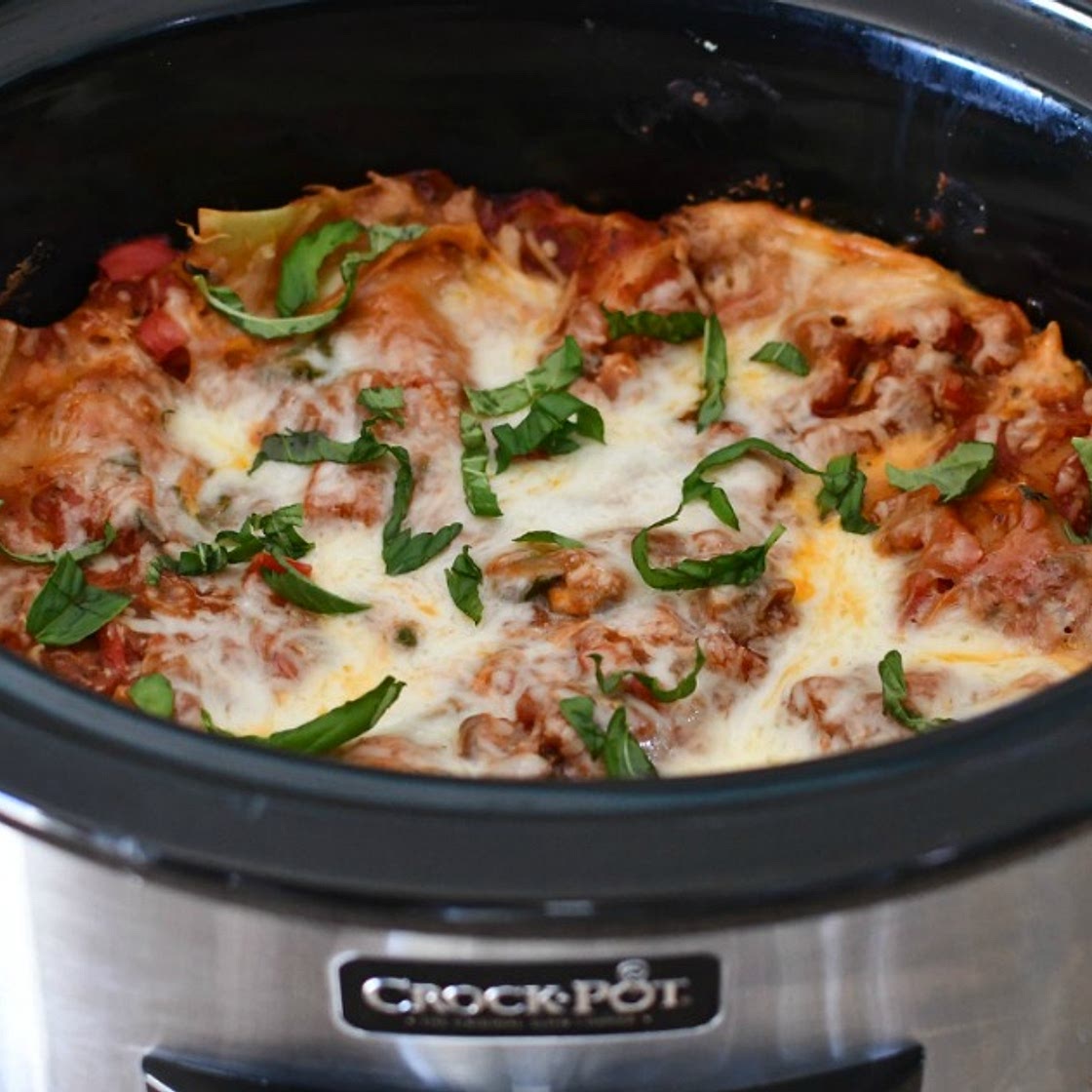 Slow Cooker Veggie Lasagna