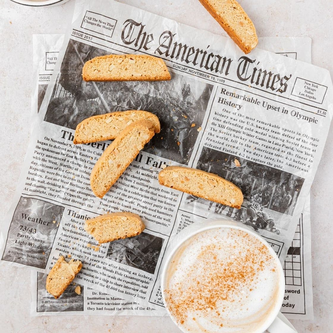 Brown Butter Almond Biscotti