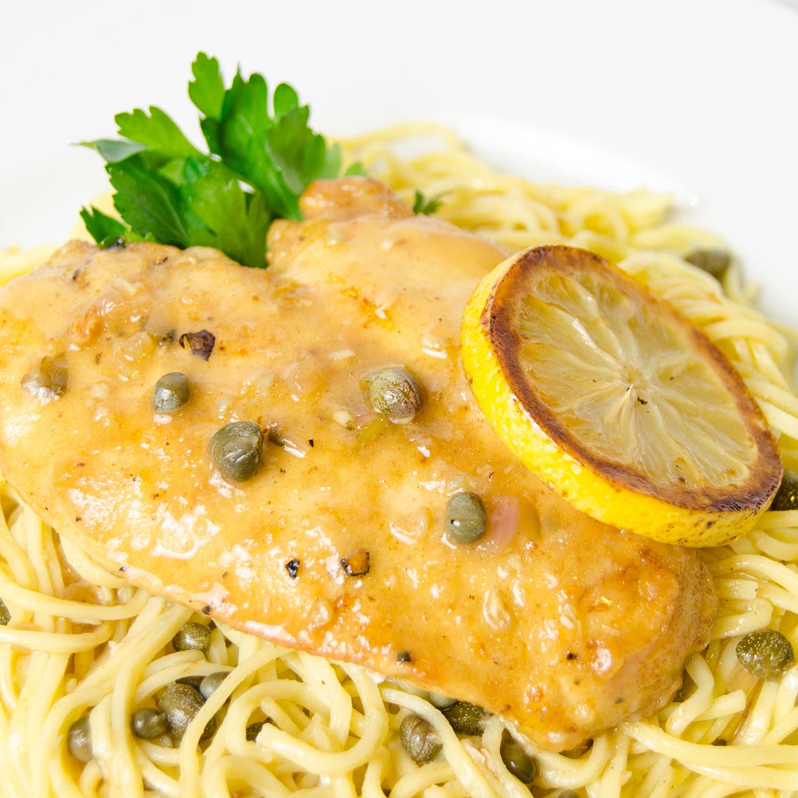 Chicken Piccata with Lemon, Capers and Artichoke Hearts
