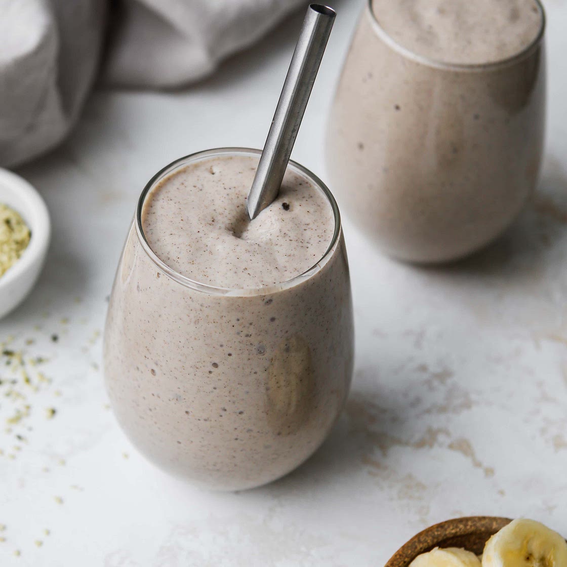 Tofu Smoothie With Banana & Vanilla