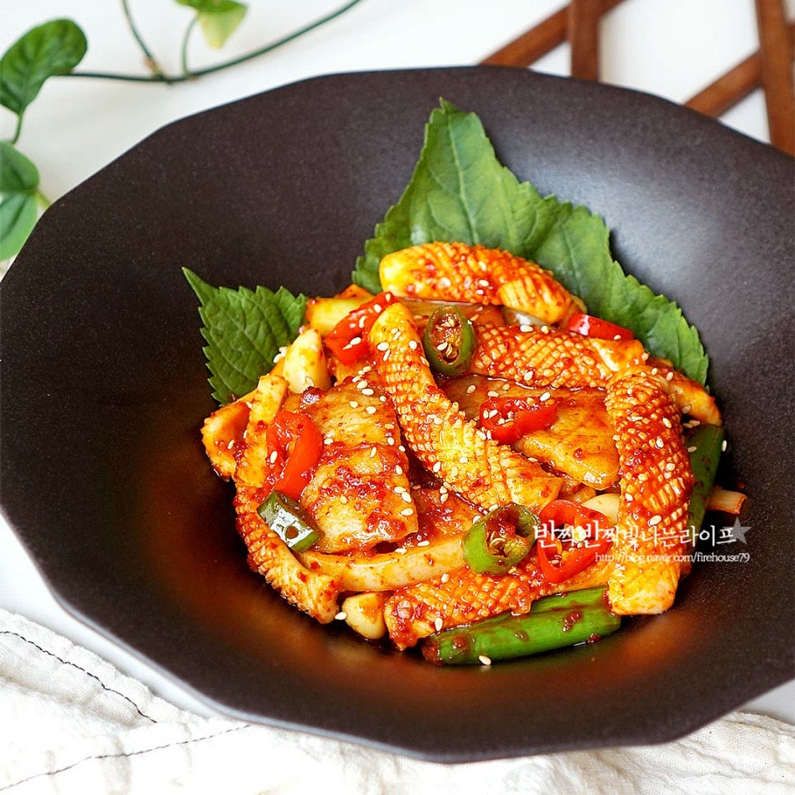 오삼불고기 양념 만드는 법 오징어삼겹살볶음 백종원 오삼불고기 레시피