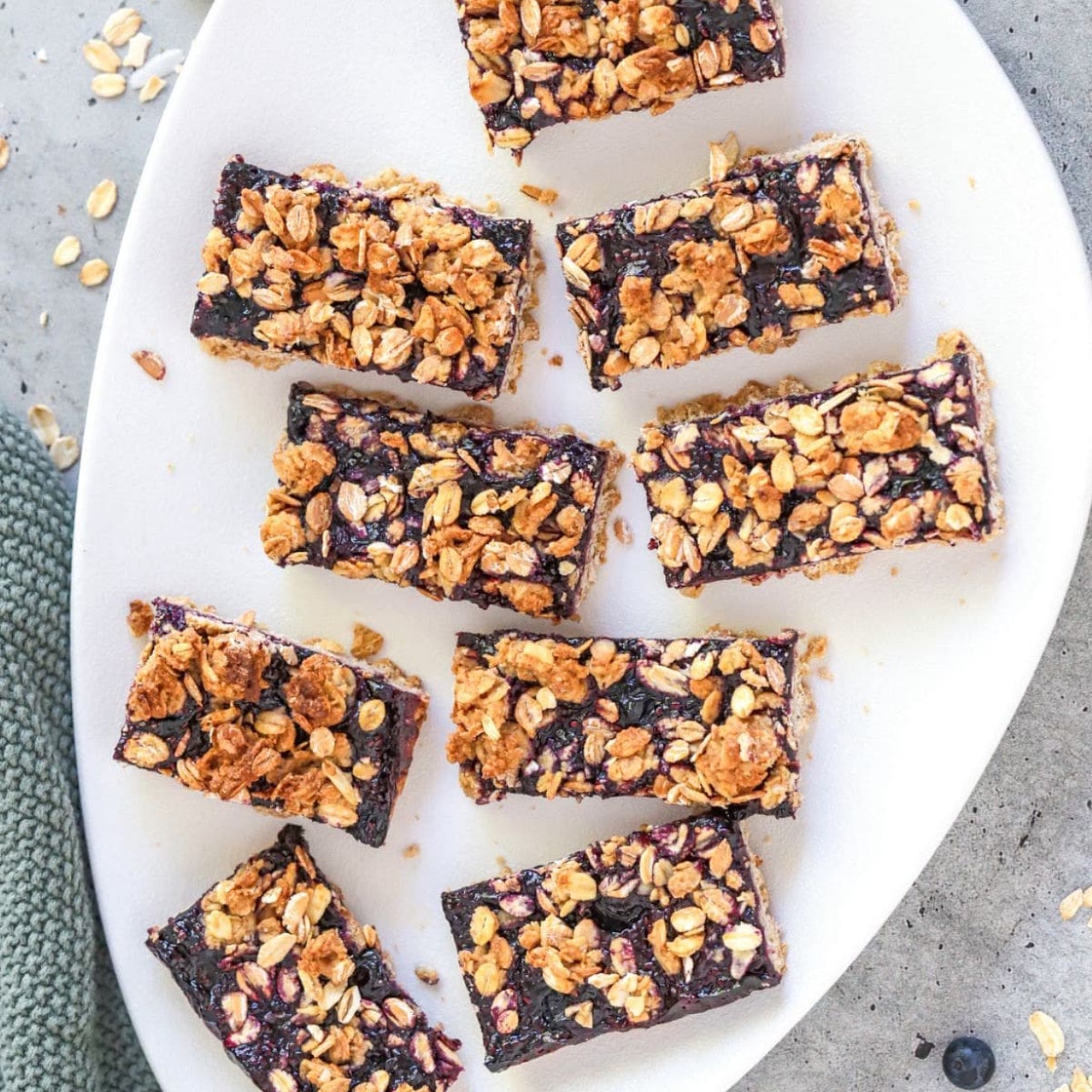 Blueberry Oat Breakfast Bars