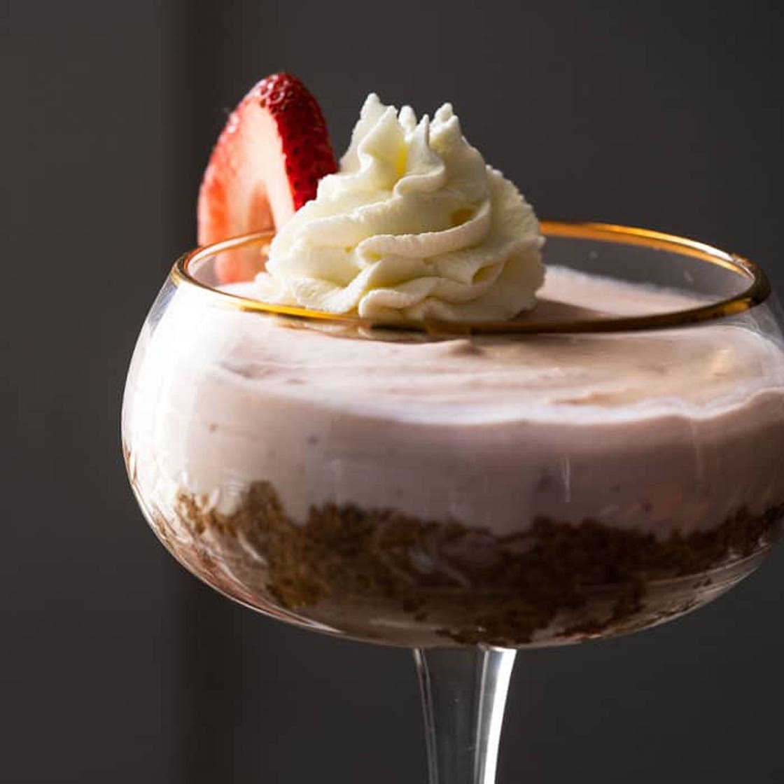 (No-Bake!) Keto Strawberry Cheesecake