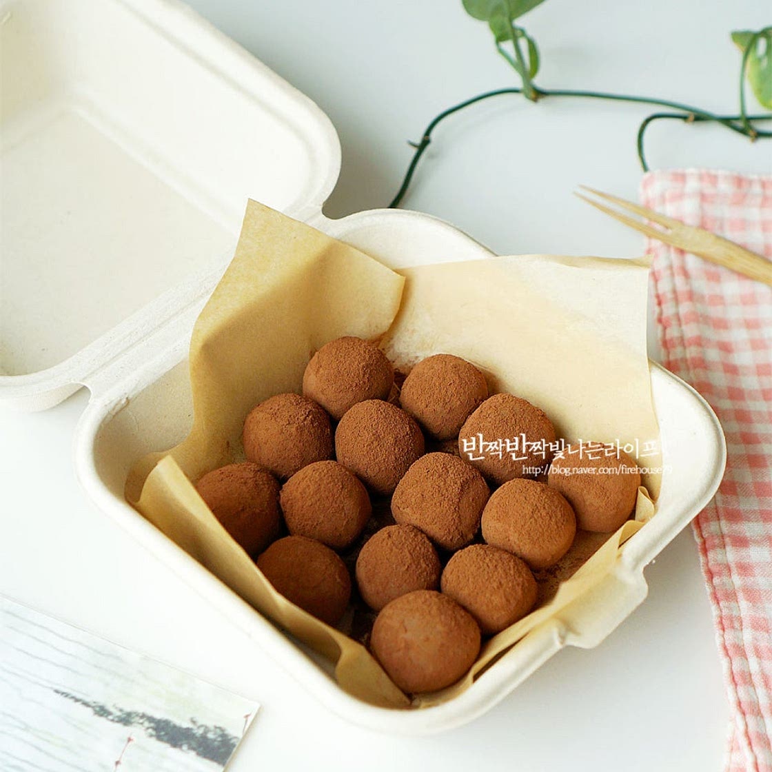 연유초콜릿 만들기 코코아 파우더 수제초콜렛 만들기