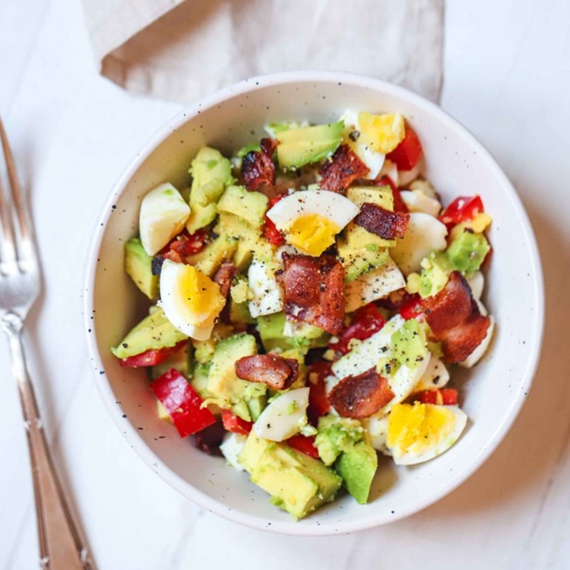Egg, Bacon, + Avocado Bowl