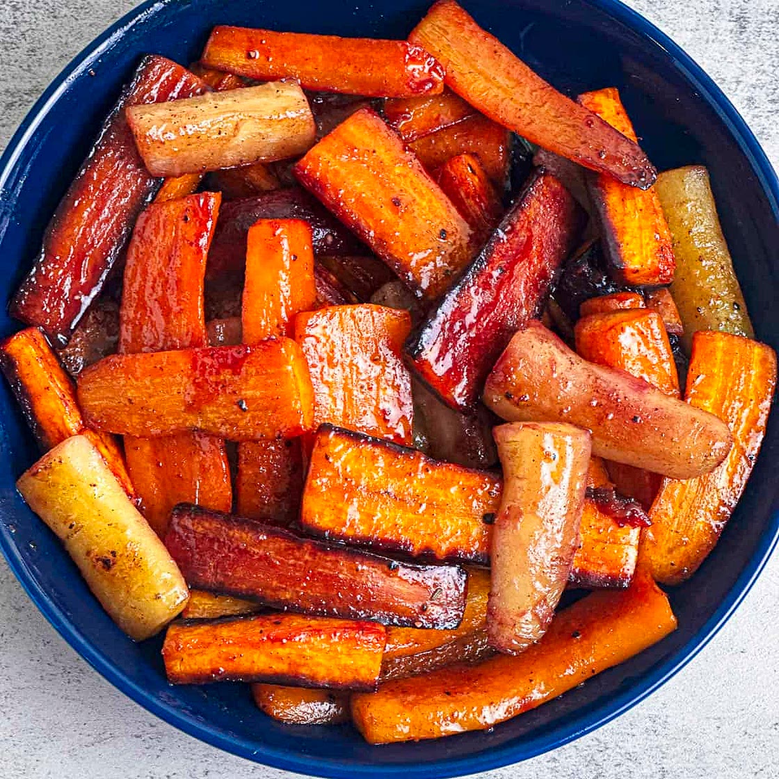 Hot Honey Roasted Carrots Recipe