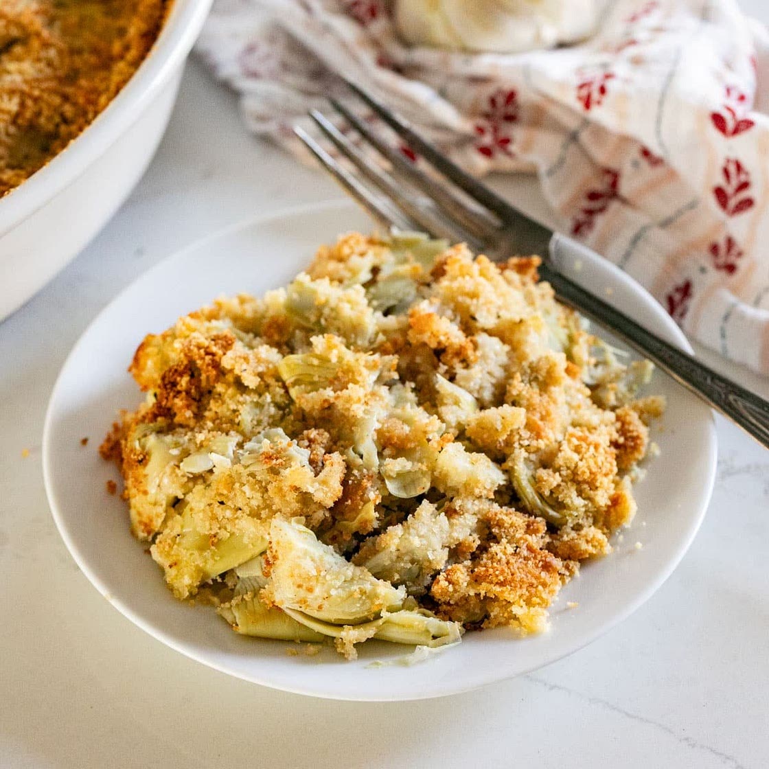 Grandma's Baked Artichoke Hearts