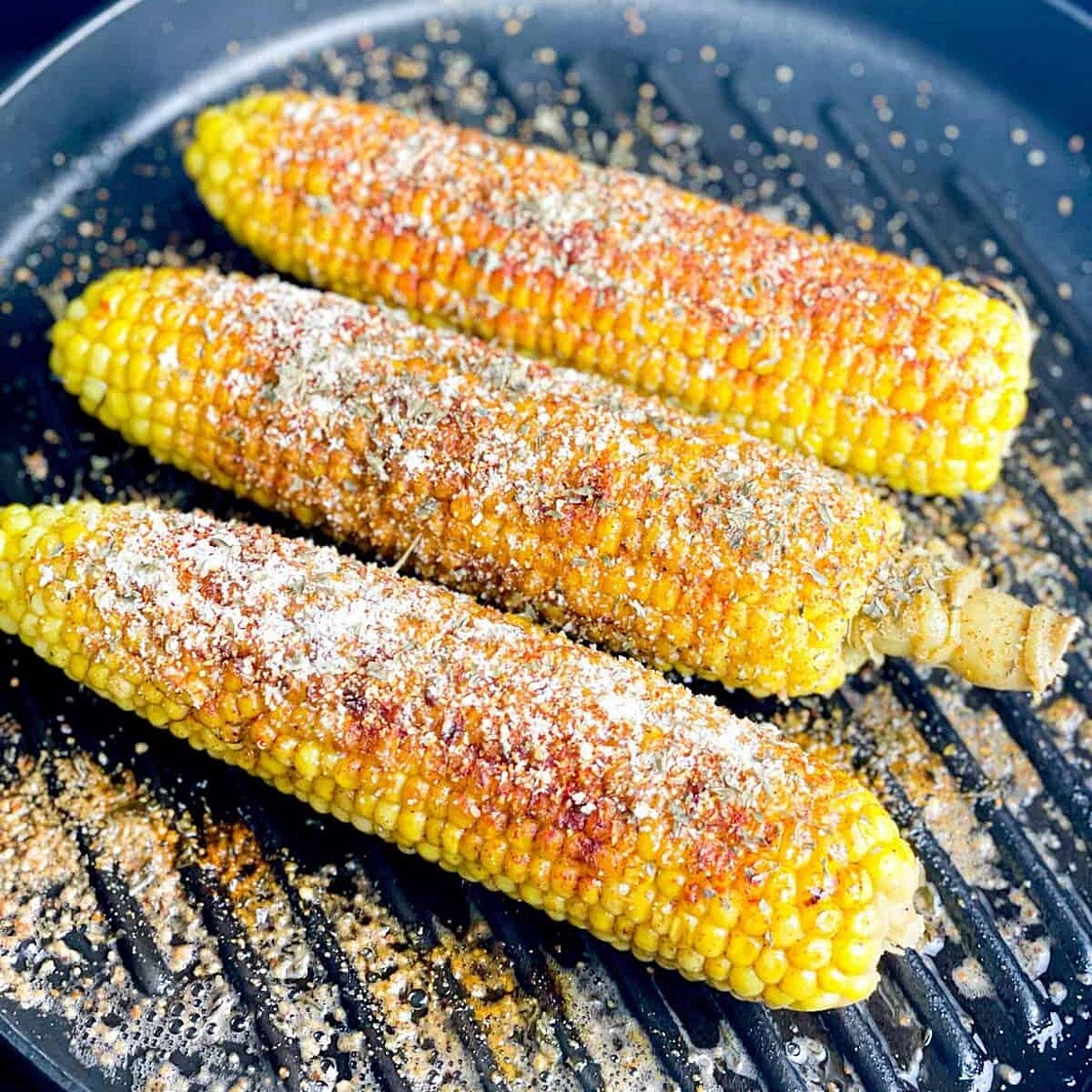 Grilled Corn with Spicy Cajun Butter