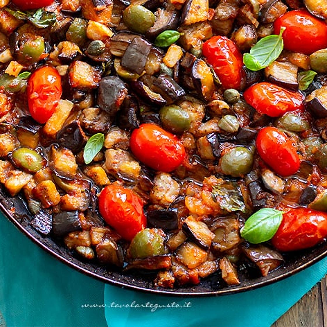Caponata: la Ricetta originale della Caponata siciliana (facile e veloce)