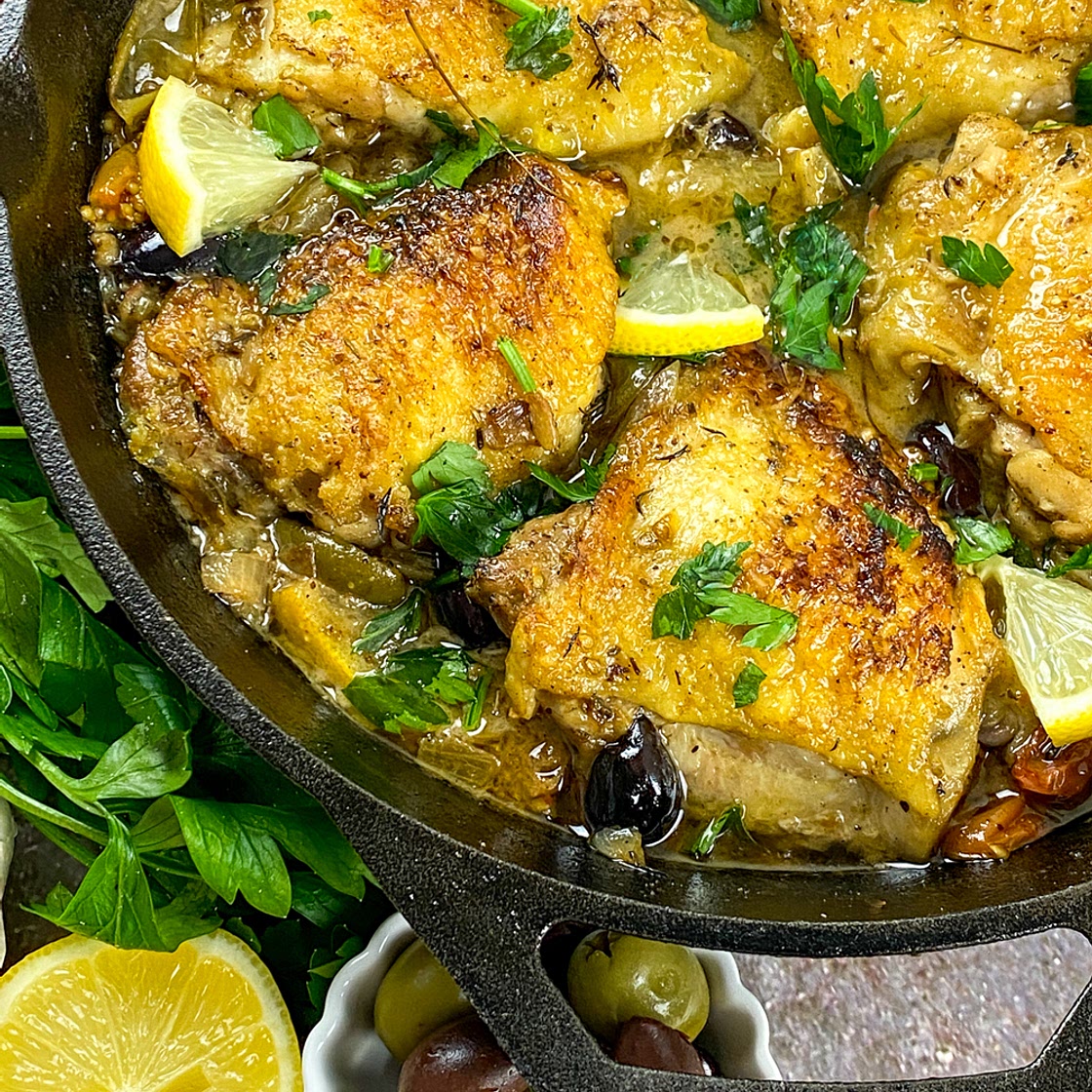 Chicken Provençal with Tomatoes and Olives