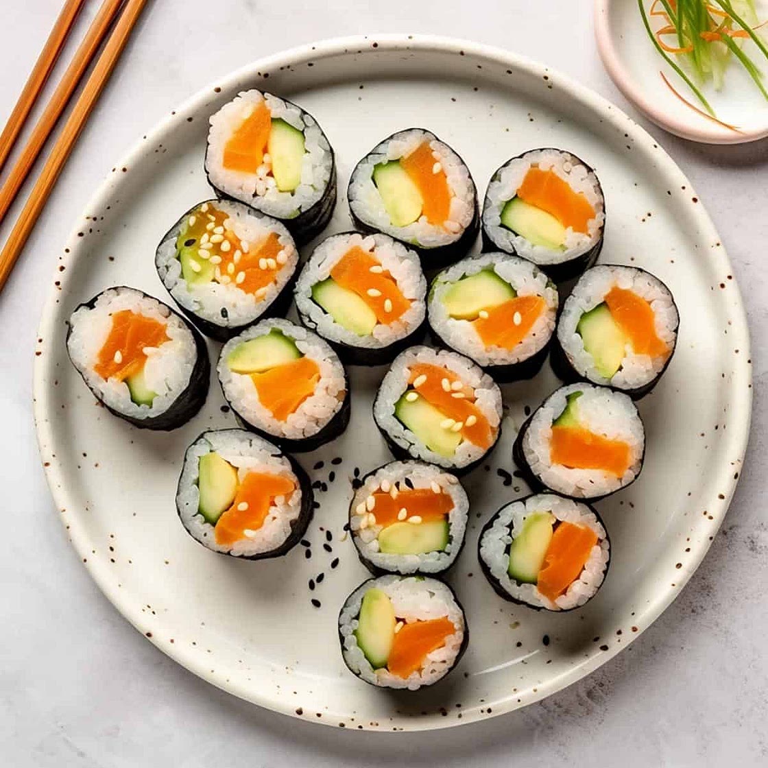 Vegan Sweet Potato Sushi Rolls