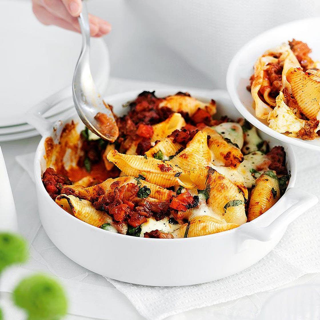 Beef ragù pasta bake