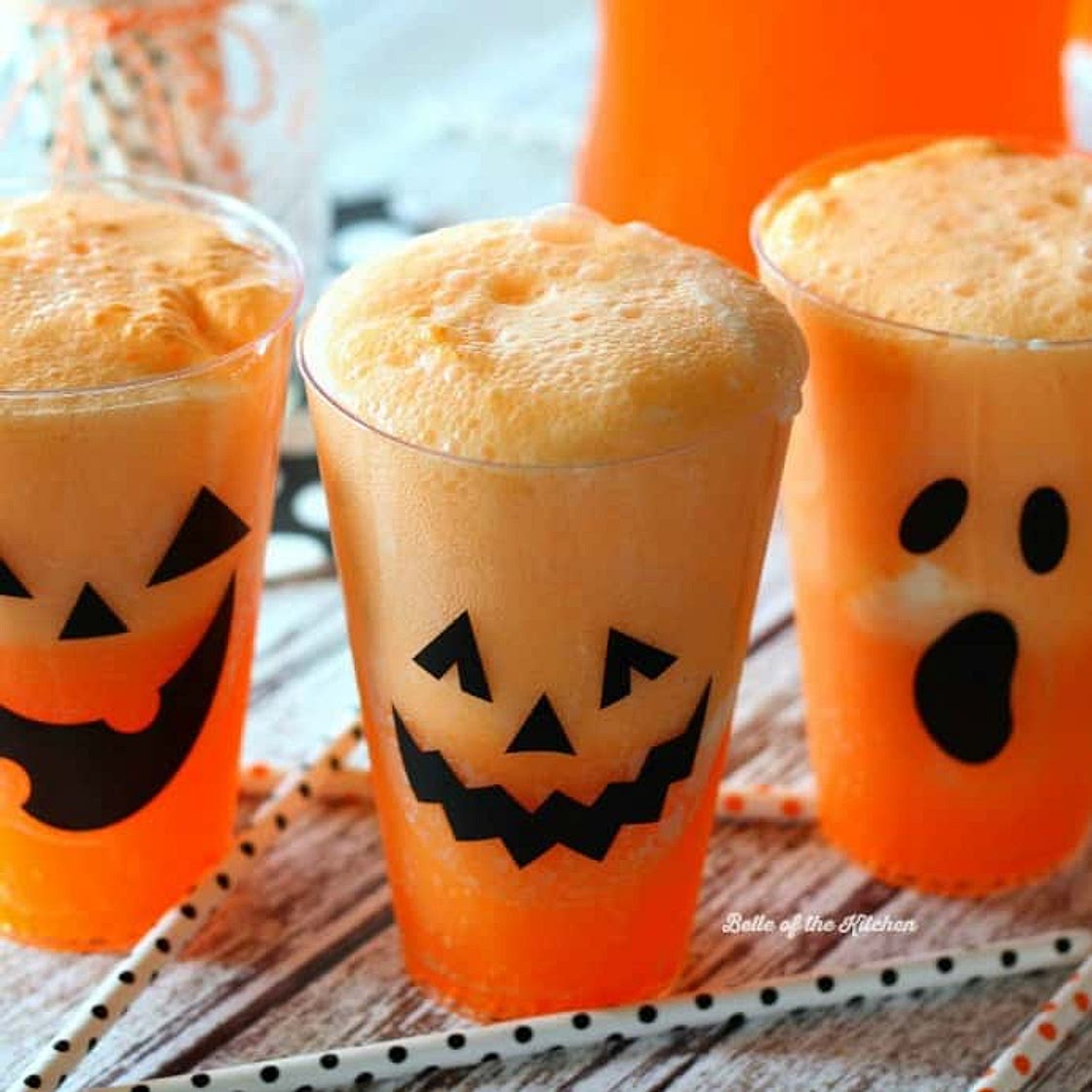 Fanta Jack O’Lantern Floats