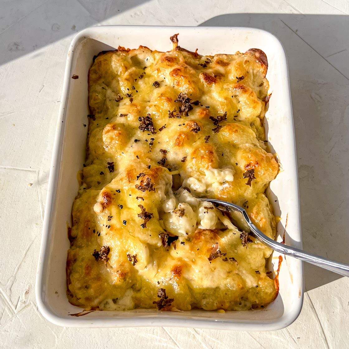 Cheesy Truffle Gnocchi