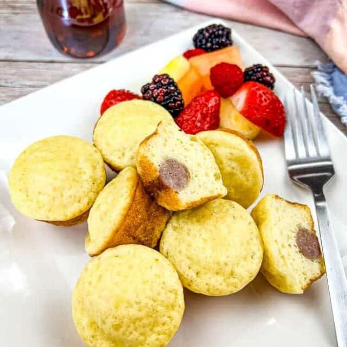 Pancake Bites with Sausage