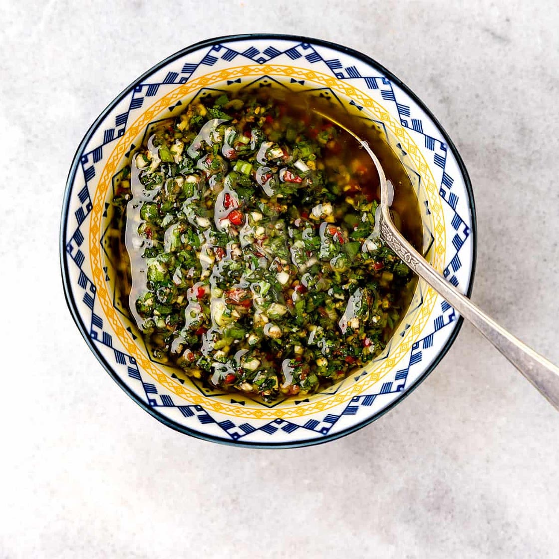 Authentic Chimichurri [Video+Recipe] Argentinian Steak Sauce