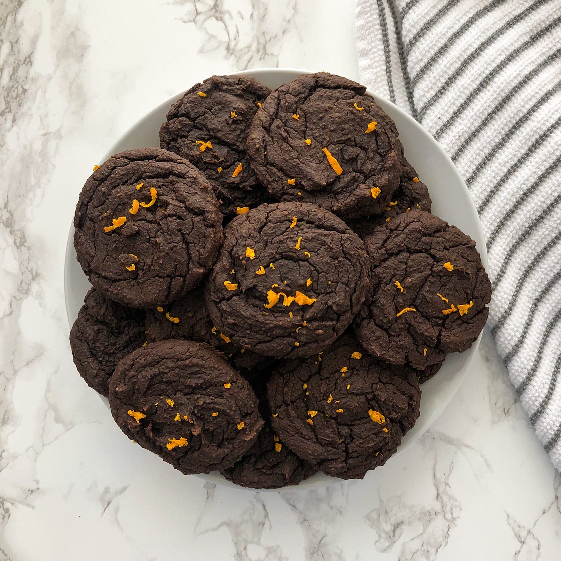 Vegan Chocolate Orange Cookies