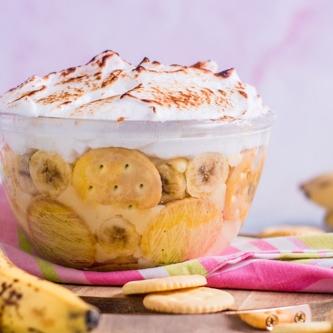 Warm Spiced Banana Pudding