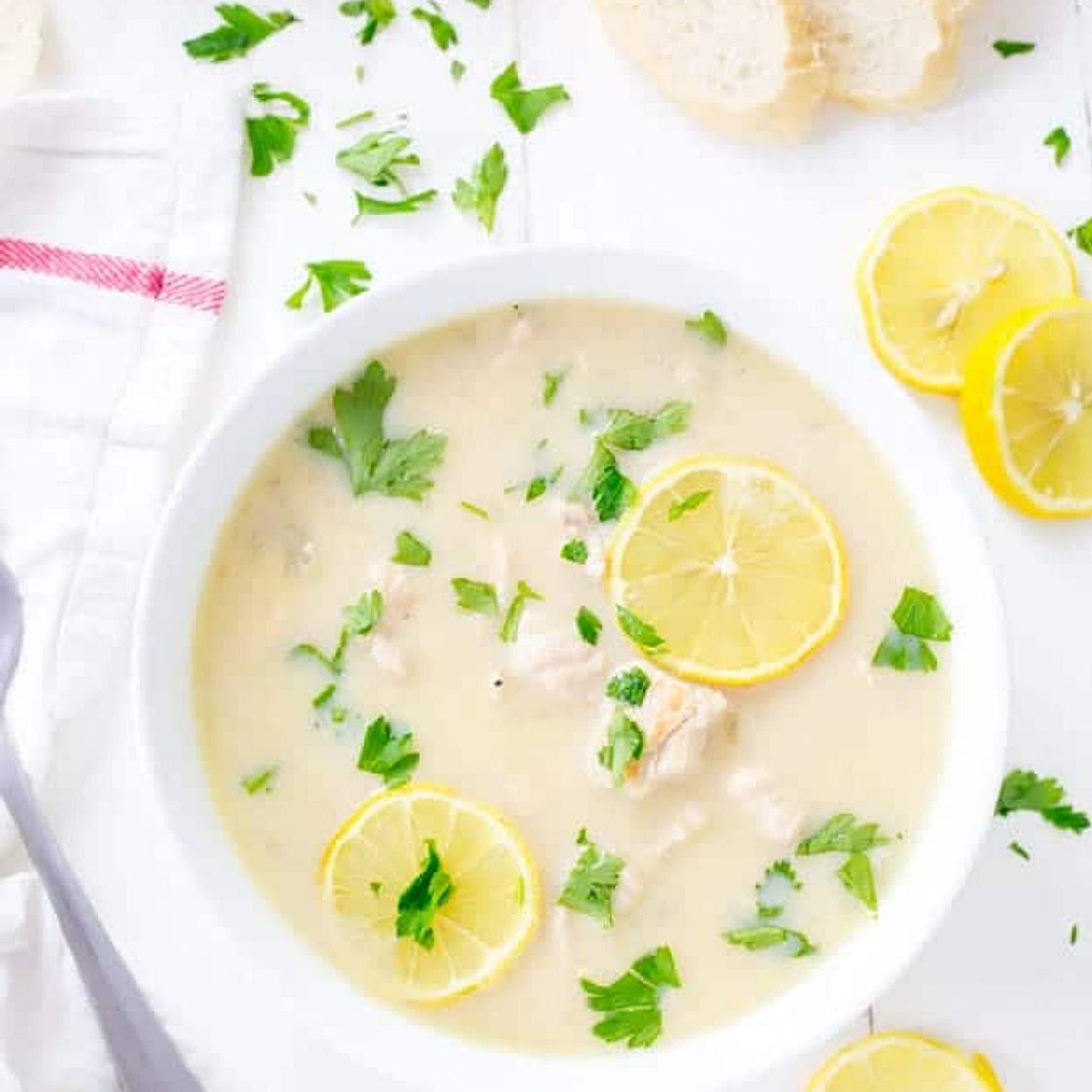Instant Pot Greek Lemon Chicken Soup