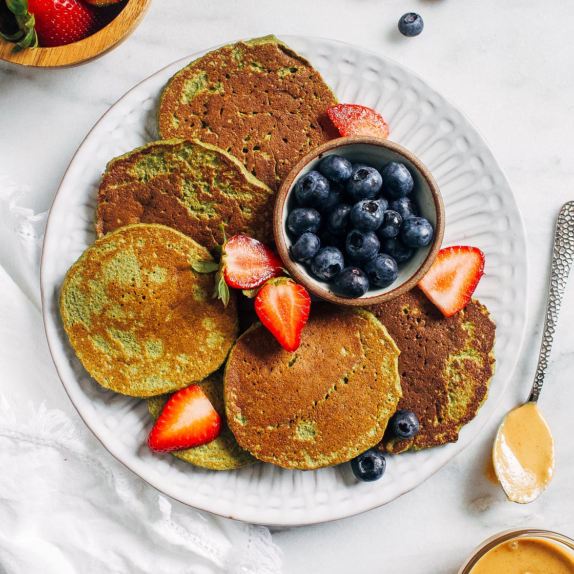 Super Green Baby Led Weaning Pancakes