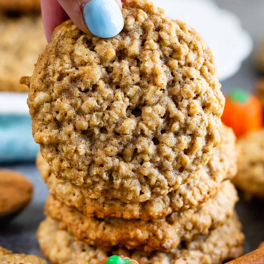 Pumpkin Spice Oatmeal Cookies Recipe