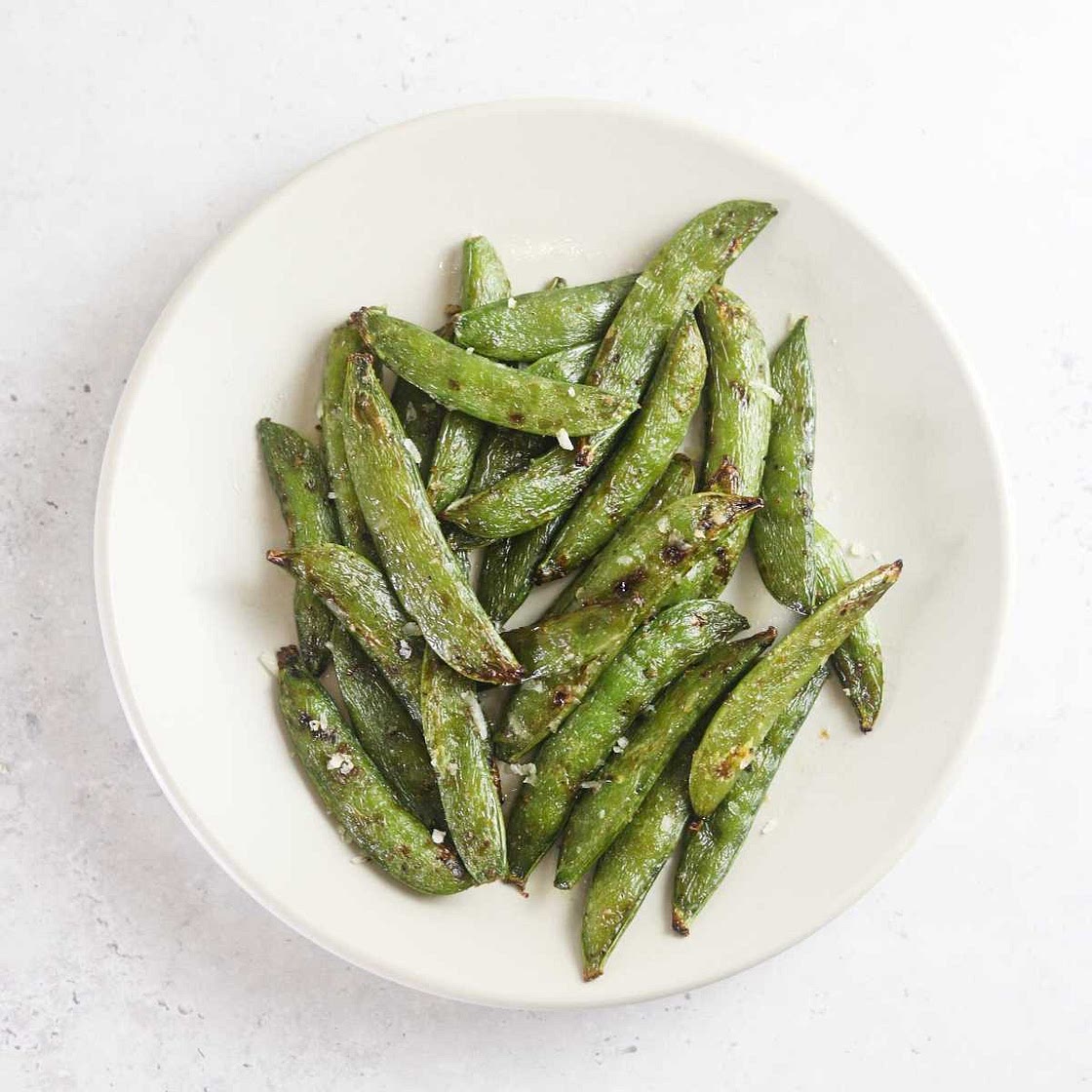 Air Fried Snap Peas