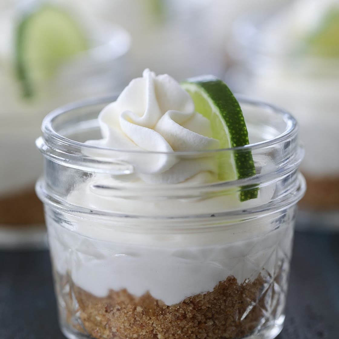 Mini No-Bake Key Lime Pie in a Jar