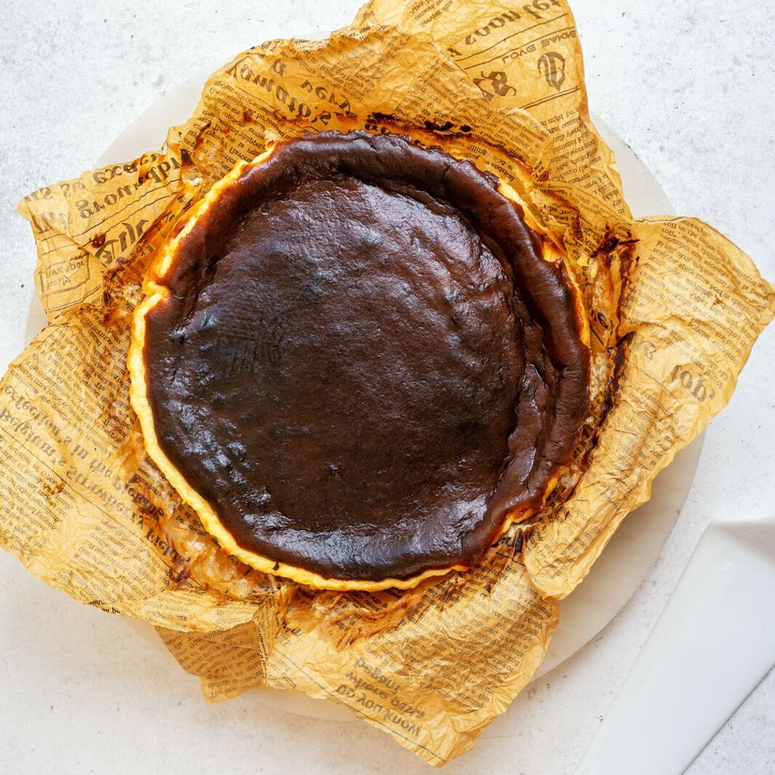 Easy Basque Cheesecake