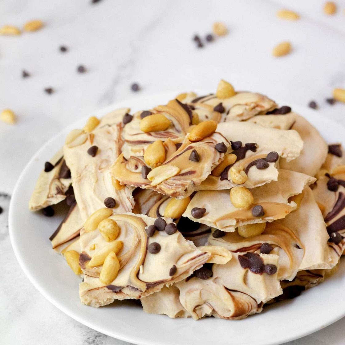 Peanut Butter Chocolate Frozen Yogurt Bark