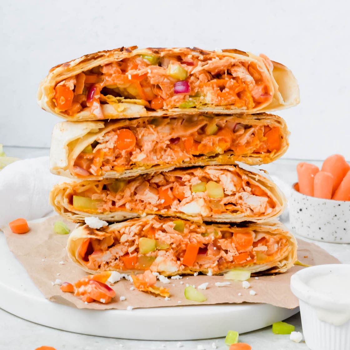 Buffalo Chicken Crunch Wrap