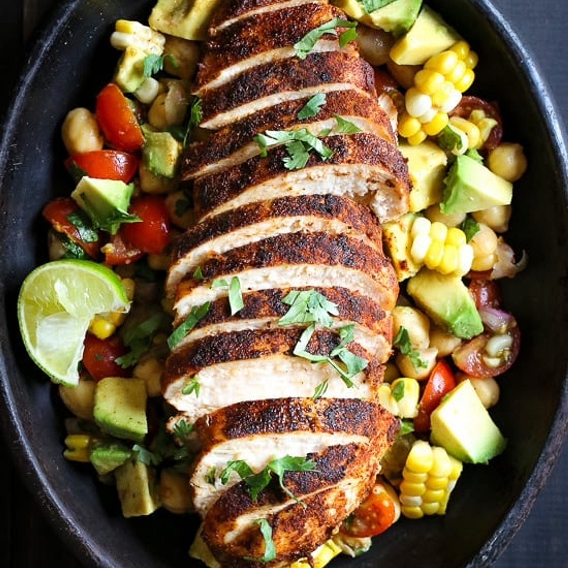 Blackened Chicken Fiesta Salad