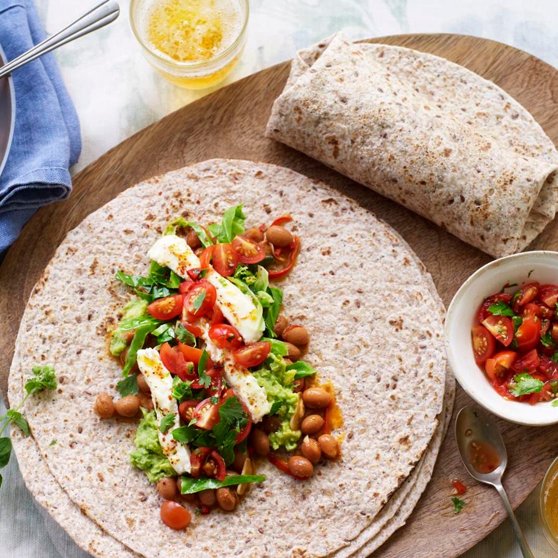 Vegetarian burritos