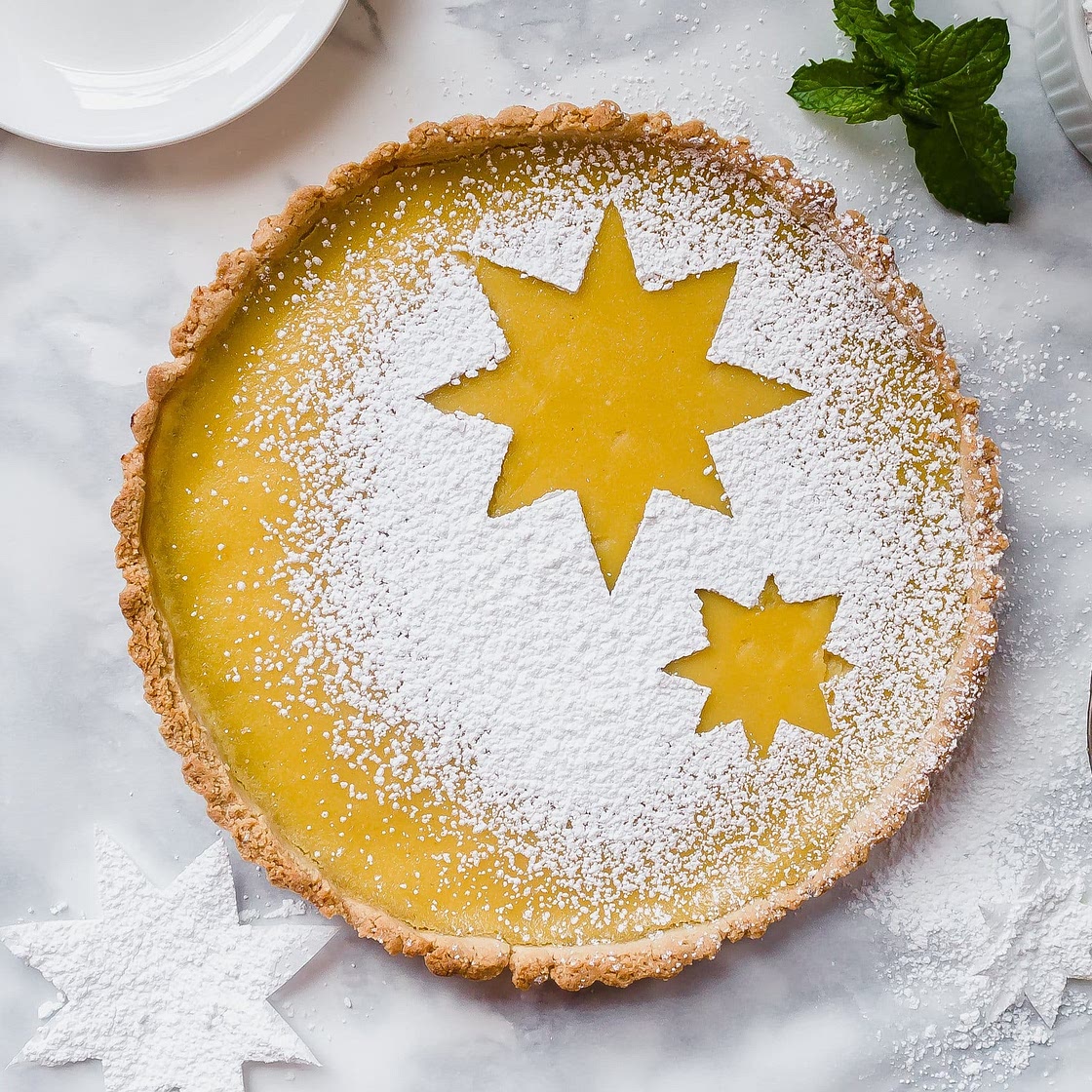 Passionfruit Tart with Almond Crust