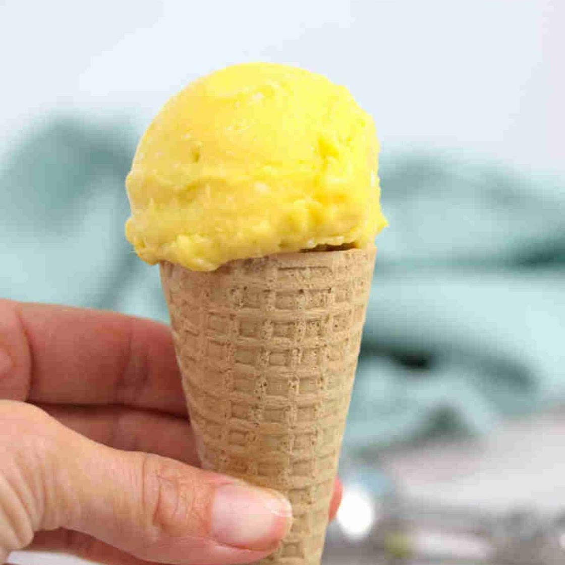 Dairy-free Mango Ice Cream