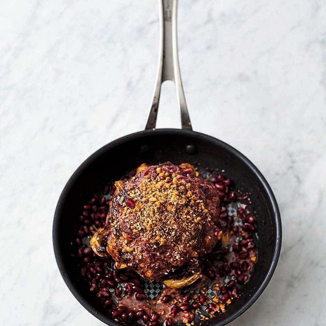 Spiced whole roast cauli