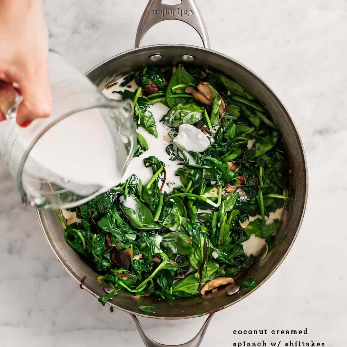 Coconut Creamed Spinach