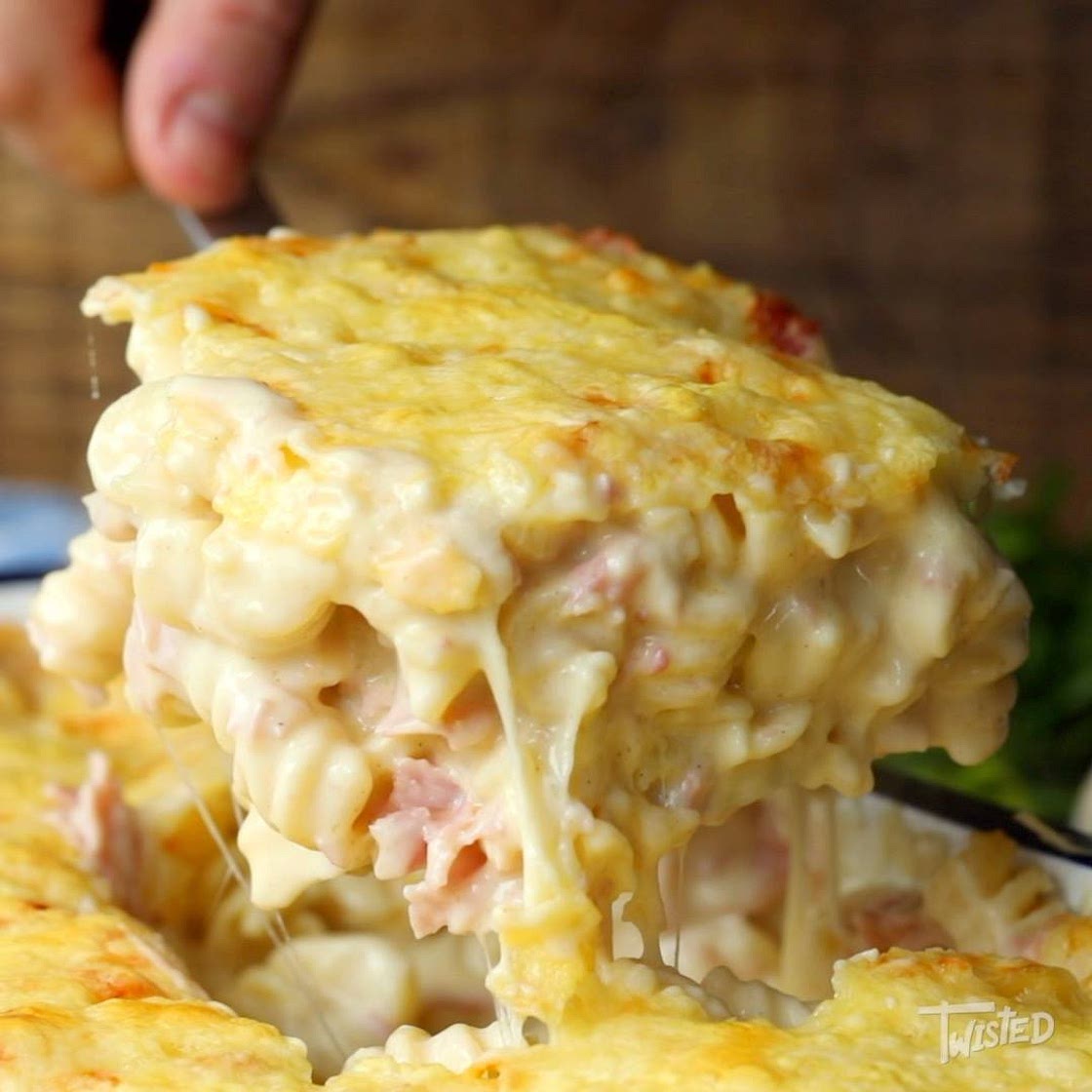 Croque Monsieur Pasta Bake