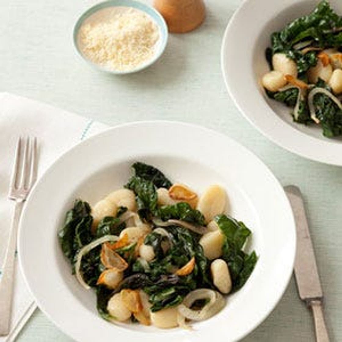 Gnocchi with Sautéed Swiss Chard