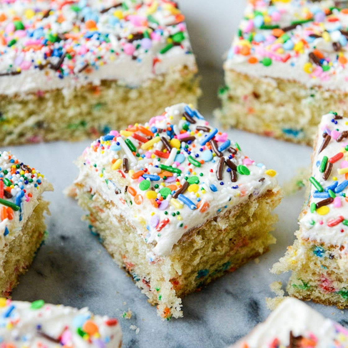 Confetti Snack Cake