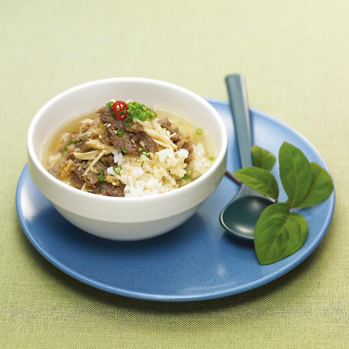 등심샤부버섯국밥 만드는 법