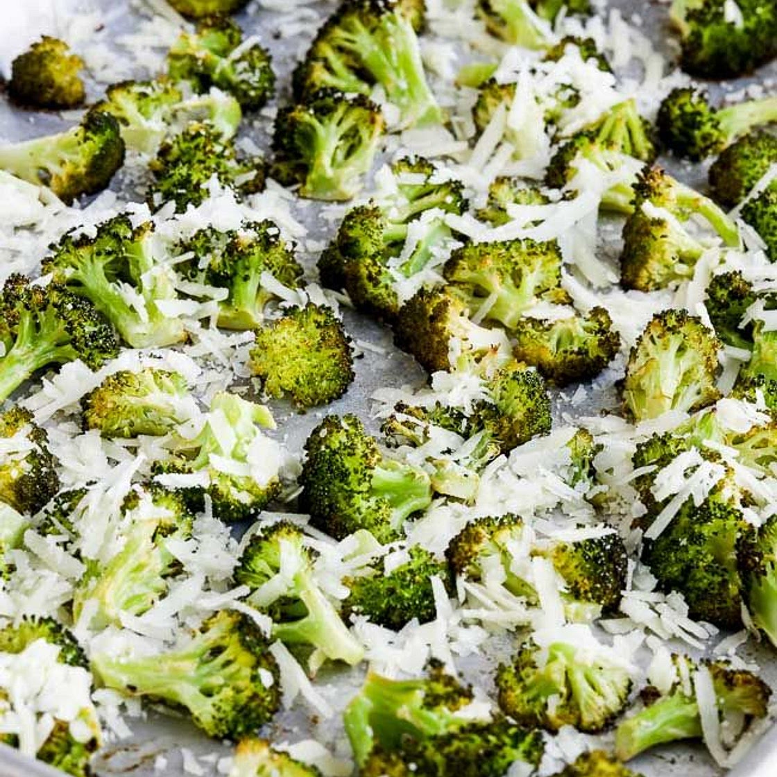 Roasted Broccoli with Lemon and Pecorino-Romano Cheese