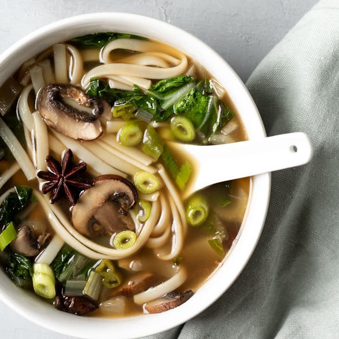Simple Bok Choy Soup With Noodles