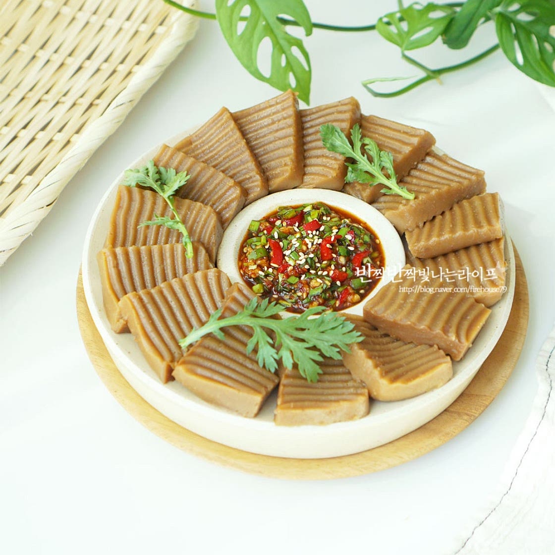 도토리묵 만들기 도토리묵 양념장 만드는 법 도토리가루 묵 쑤는법