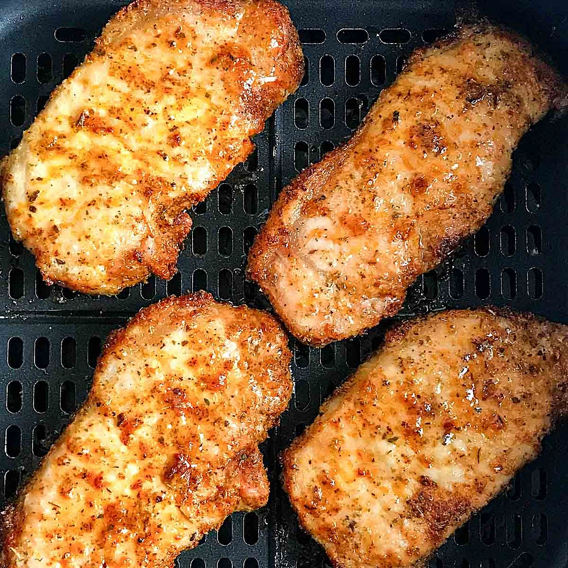 Air fryer pork chops no breading