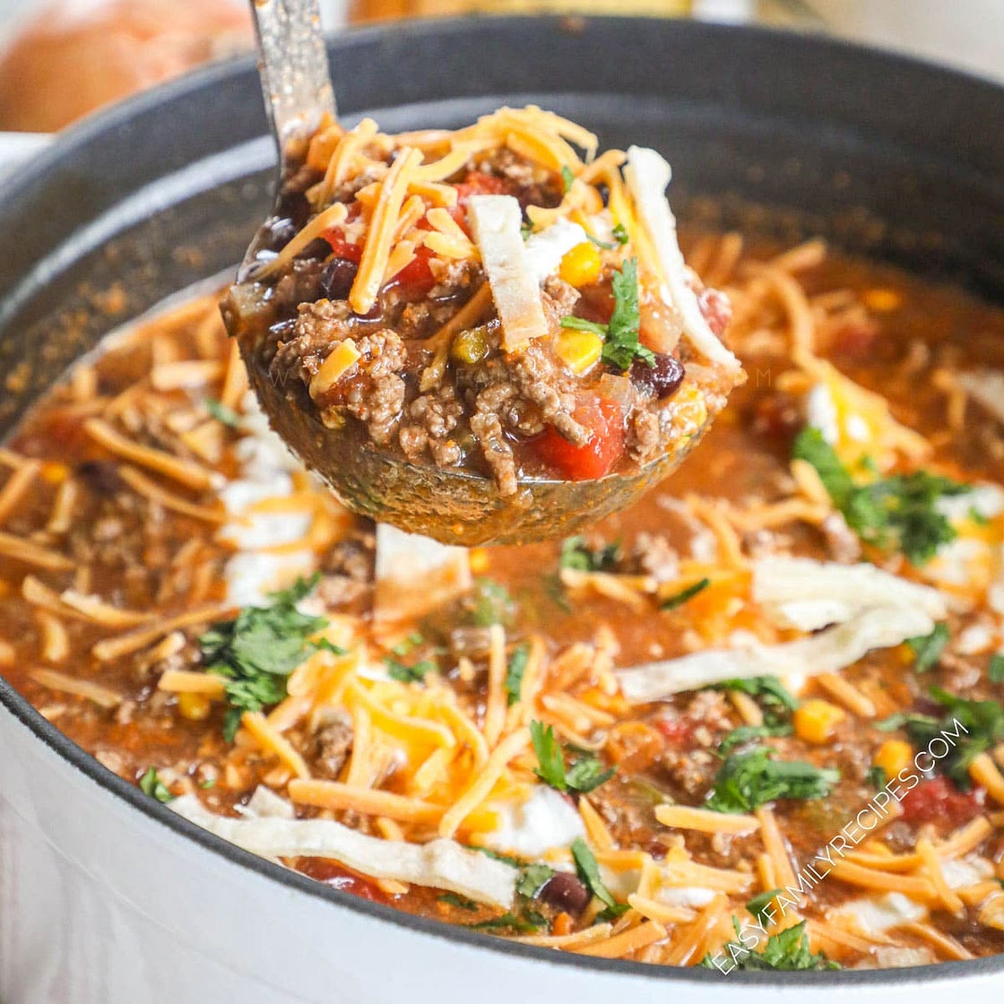 Beef Enchilada Soup