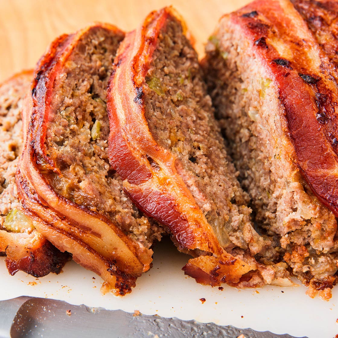 Bacon-Wrapped Keto Meatloaf