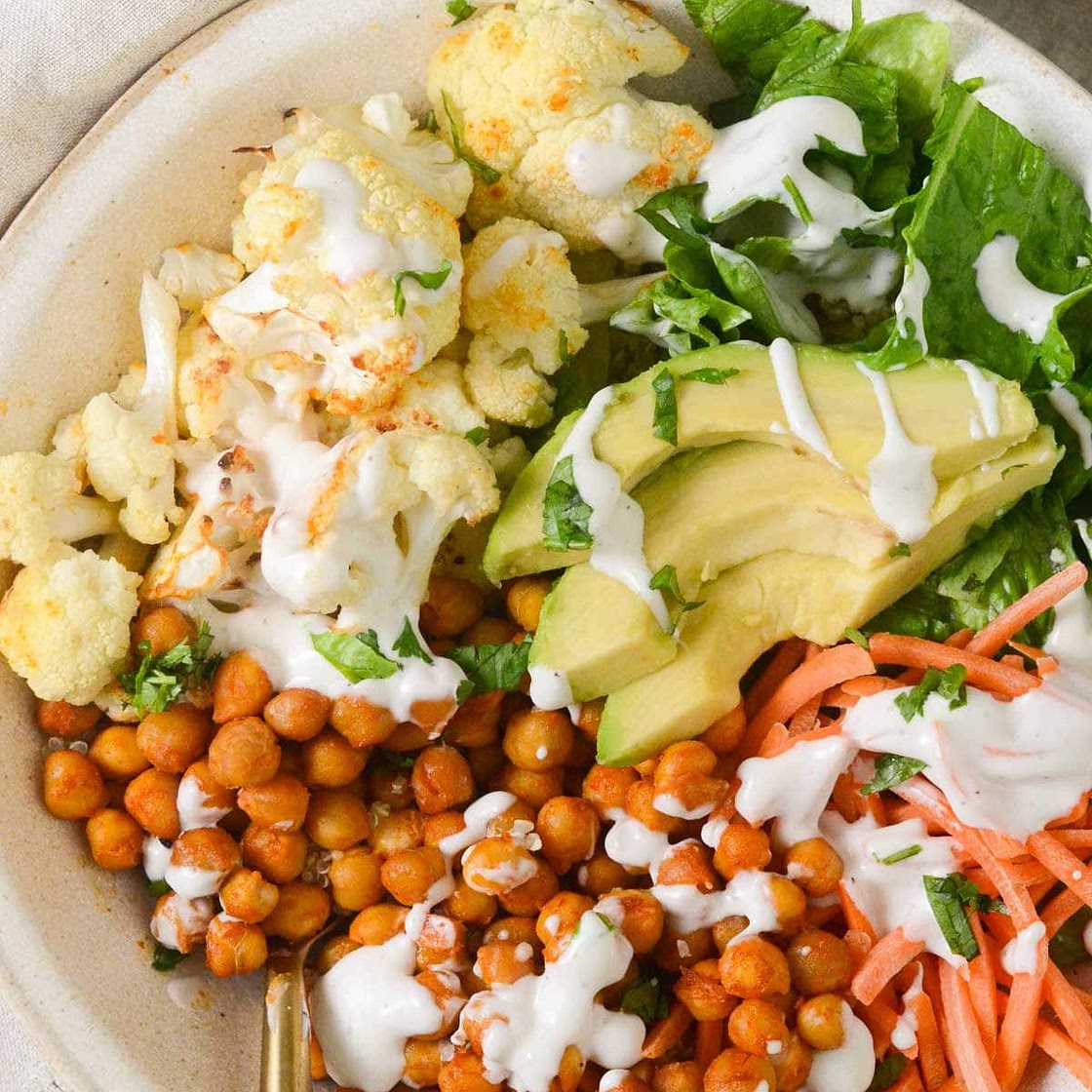Buffalo Chickpea Bowl