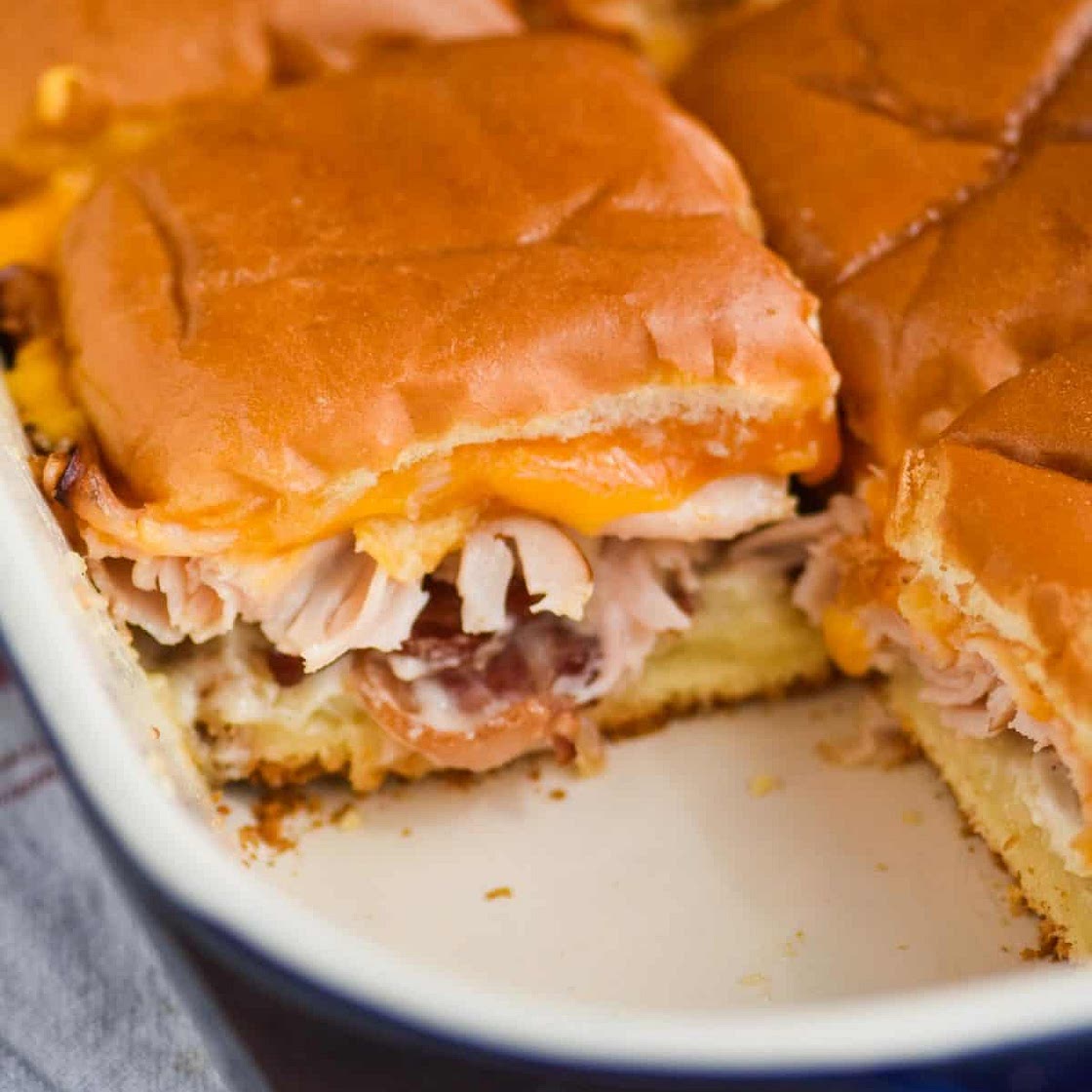 Turkey Bacon Ranch Sliders